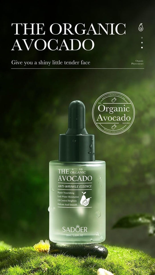 Organiczna esencja przeciwzmarszczkowa z awokado - 30 ml